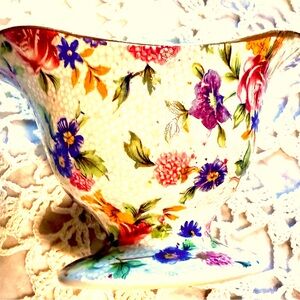Old Cottage Chintz Open Sugar Bowl